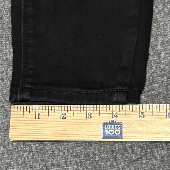 JLO Jennifer Lopez Women's Skinny Stretch Button Fly Jeans Black Sz 14 (31x29) - Picture 4 of 11